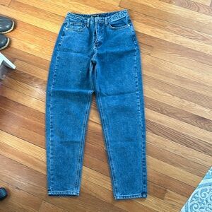 Pretty Little Thing Mom Dark Wash Jeans